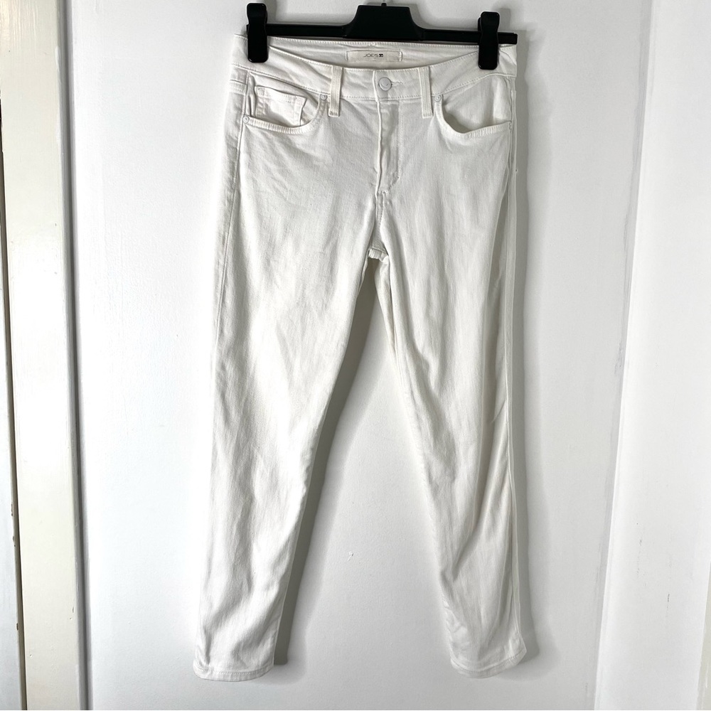 Joe’s Jeans White Skinny Crop Jean